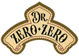 Logo of Dr. Zero-Zero with a decorative border on a beige background